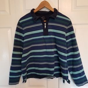 Blue quearter zip